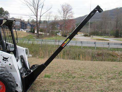 gin pole for skid steer|universal skid steer boom pole.